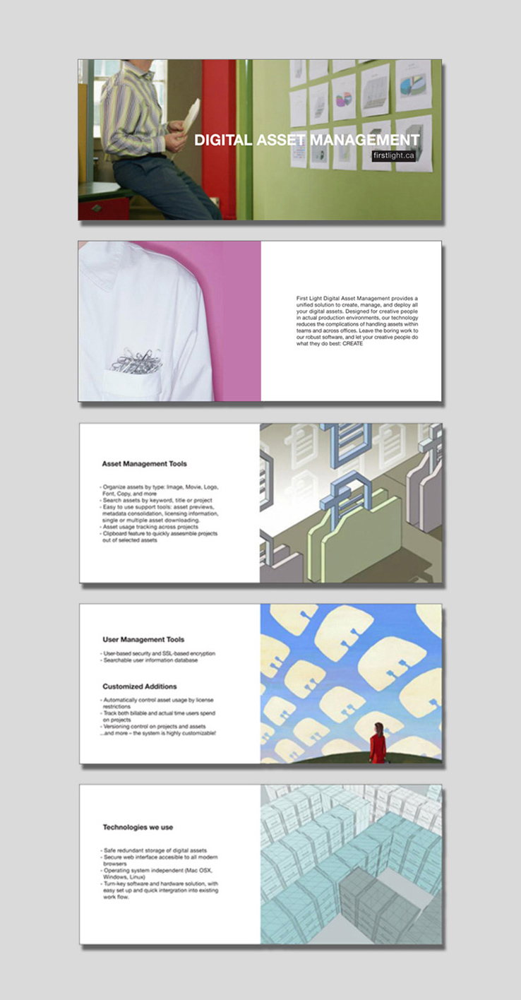 create a digital brochure