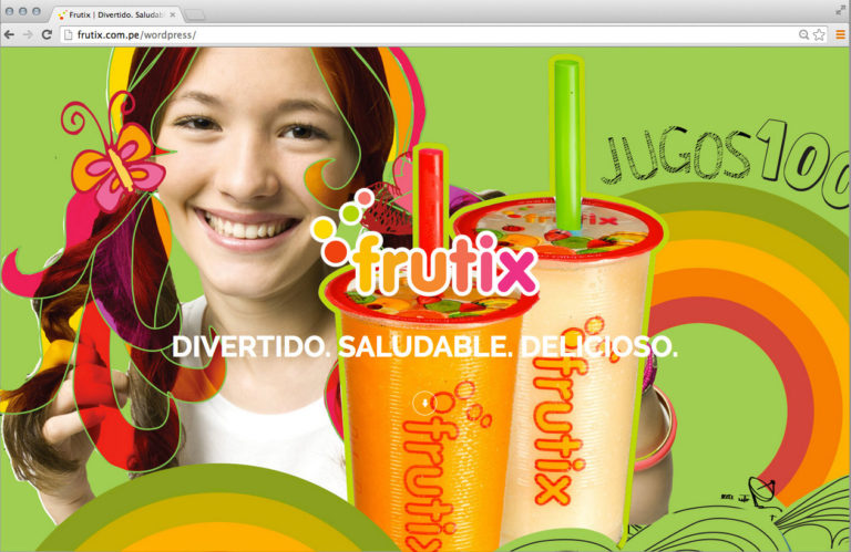 Website design. Frutix